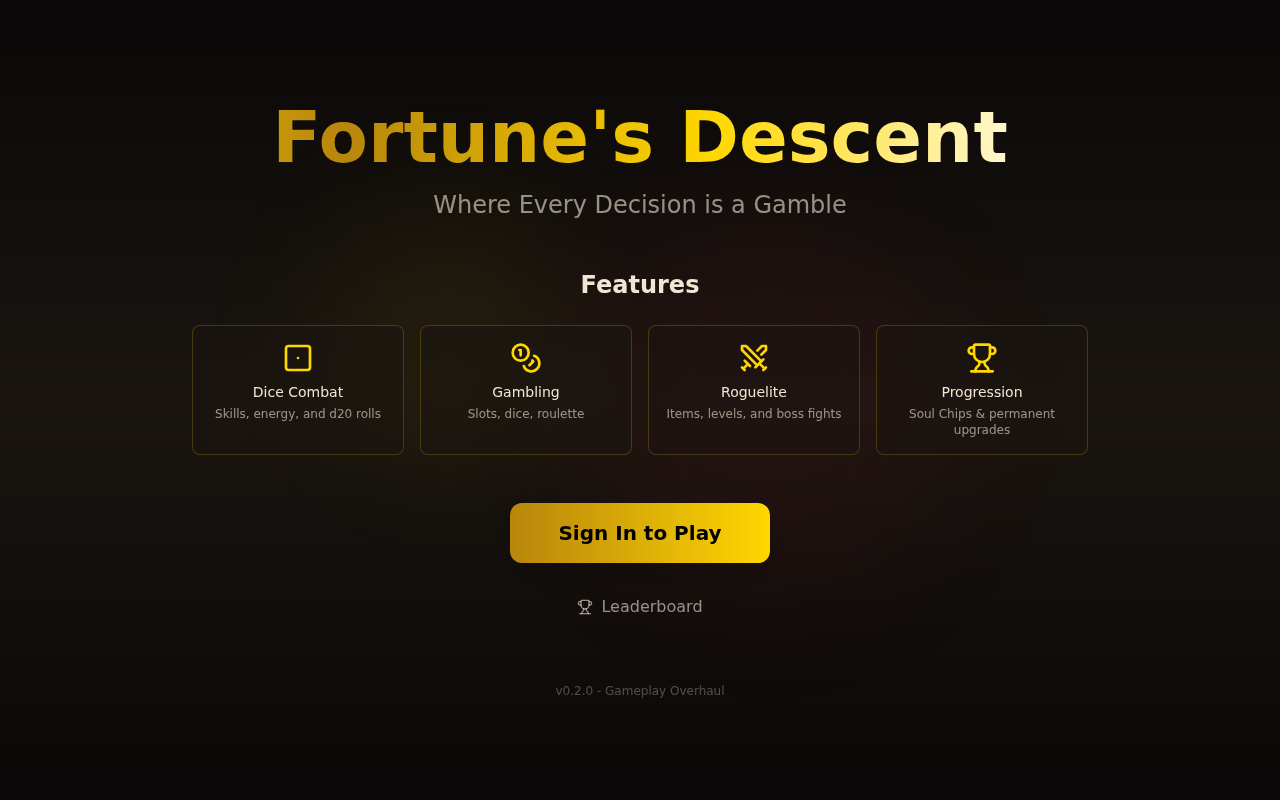 Fortune's Descent screenshot